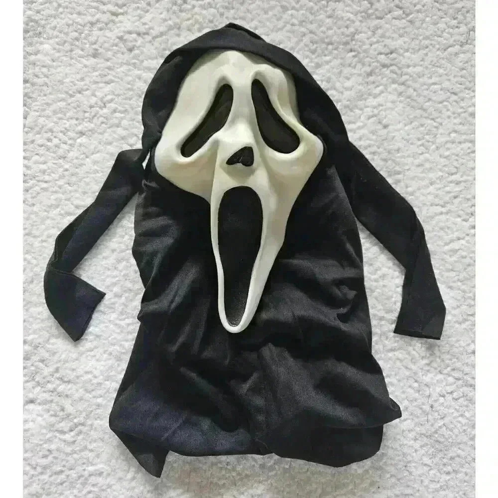 Vintage Scream Ghost Face Mask S9206 Easter Unlimited Fun World Glow In The Dark
